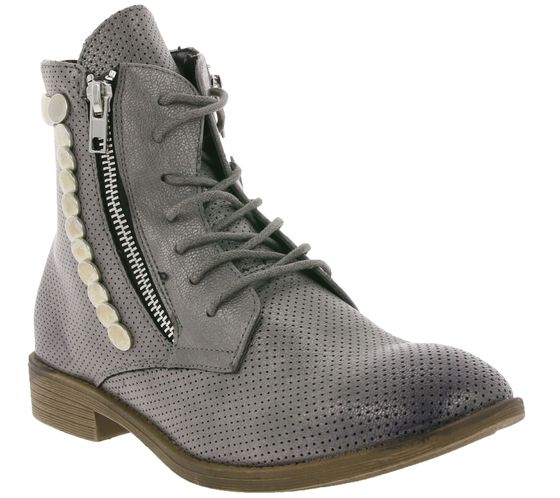 ARIZONA shoes boots cool women lace-up ankle boots gray used