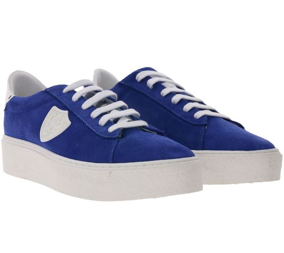 platform sneakers blue