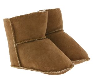 lamino Lammfell-Boots flauschige Winter-Boots Kinder Stiefel Braun lamino Lammfell-Boots flauschige Winter-Boots Kinder Stiefel Braun