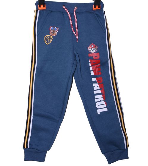 nickelodeon pantalon de jogging pour enfants PAW PATROL pantalon de jogging doux avec cordon de serrage bleu