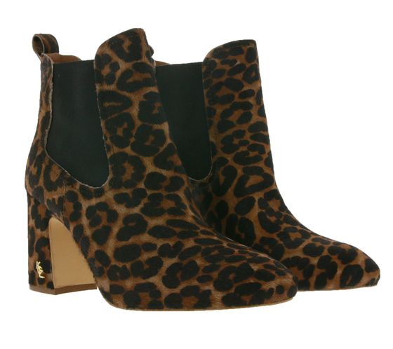 KURT GEIGER RAYLAN real leather ankle boots classic ladies ankle boots with animal pattern brown