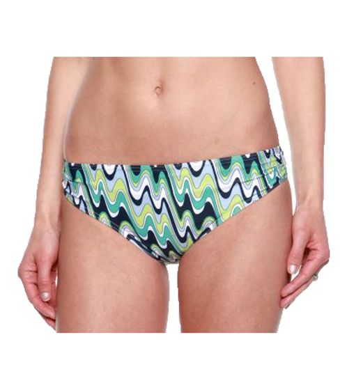 GANT swim briefs, colorful women´s swim bottoms with all-over turquoise print
