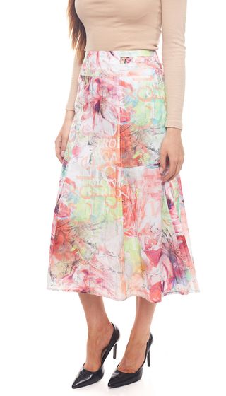 GERRY WEBER ESITION summer skirt fashionable ladies midi skirt with all-over pattern