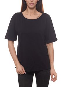 IMP by IMPERIAL chemise col rond t-shirt d´été intemporel femme noir