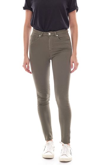 JIMMY SANDERS Damen Stoff-Hose Business-Hose Felix Khaki