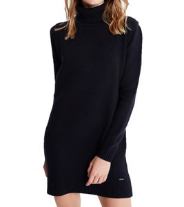 JIMMY SANDERS Linda Women´s Turtleneck Knitted Dress Dark Blue