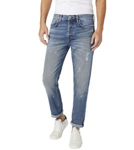 PEPE JEANS jeans décontractés pour hommes au look usé bleu malton PEPE JEANS jeans décontractés pour hommes au look usé bleu malton