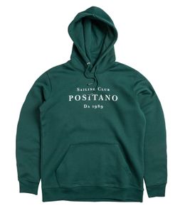 Harmony Hoodie mit Flockprint Positano Sailing Club Grün