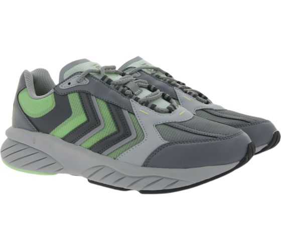 hummel Men s 90s Sneaker Cool Sports Shoes Reach LX 6000 Gradient Grey/Green