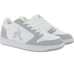 Le Coq Sportif Damen Low Top Sneaker zweifarbige Turn-Schuhe Terra Optical Weiß/Grau