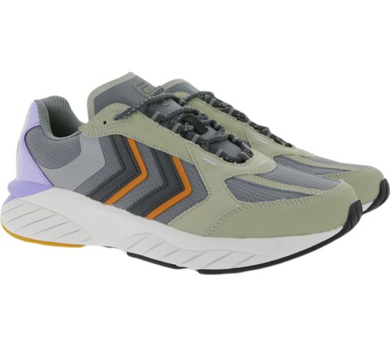 hummel Men's Running Shoes with Color Accents and Ripstop Reach LX 6000 Nubuck Multicolored