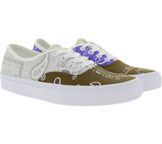 VANS Authentic women's sneakers different colored low top shoes with paisley pattern VN0A5KRDAV01 Multicolored