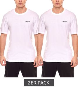 Pack of 2 HECHTER STUDIOS Men s Round Neck Cotton T-Shirt NI58100 7002 White
