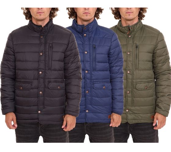 BLEND men s quilted jacket Transitional jacket with stand-up collar Narve 20708041ME