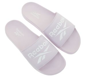 Reebok tongs à glissière classiques pantoufles intemporelles rose