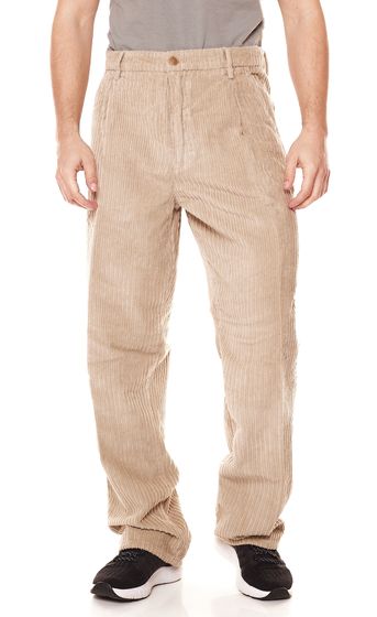 STONES Mr. Dean Herren Business-Hose Relaxed Tapered Fit Cord-Hose 15004/20047 326 Beige