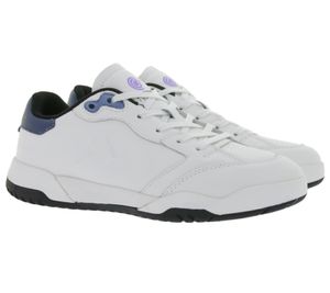 hummel chaussures de sport TOP SPIN REACH LX-E ARCHIVE chaussures de handball pour hommes avec cuir véritable 214733-9042 blanc