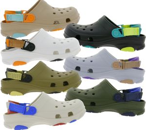 crocs classic all-terrain clogs breathable velcro mules 206340