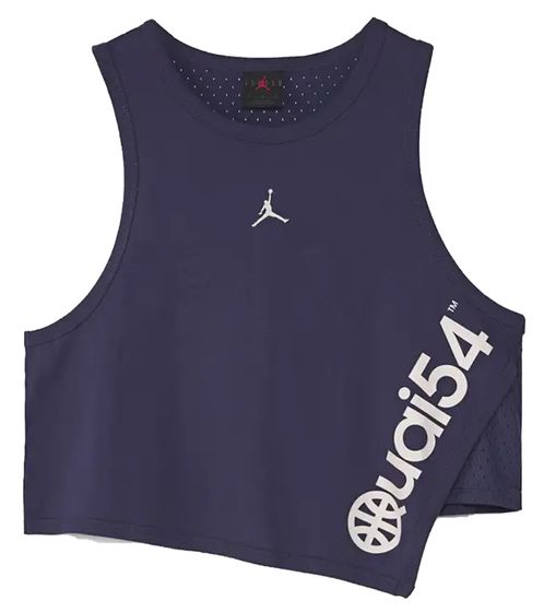 NIKE Air Jordan Quai 54 Women s Jersey Sport Shirt with Sweat-Wicking Technology DV6288-511 Indigo
