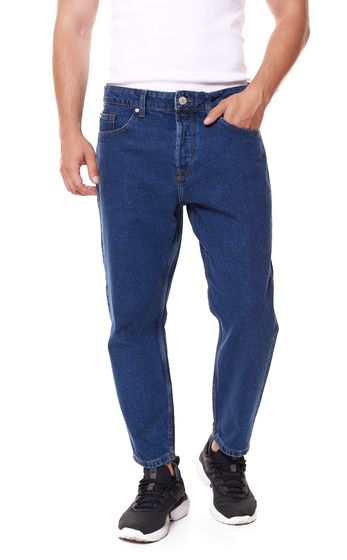 ONLY & SONS Avi Beam Cropped Jeans Homme Retro Wash 22021420 Bleu Foncé