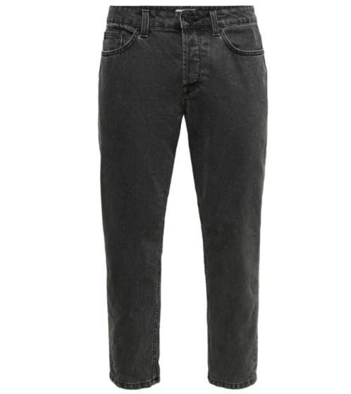 ONLY & SONS Avi Beam Life Crop Men's Jeans Cropped Trousers 22020314 Black