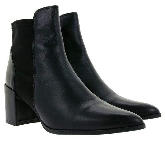 KMB Risto Damen Echtleder-Stiefelette hergestellt in Spanien Z262 Risto Schwarz