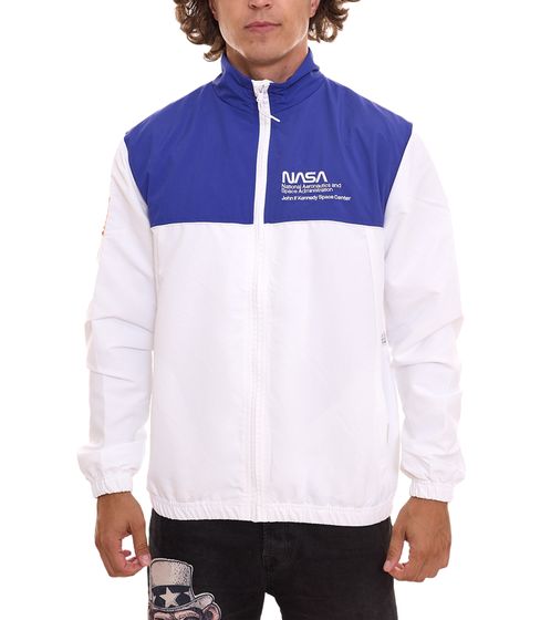 K1X | Kickz NASA Track Jacket Men s Training Jacket Sports Jacket 1193-4353/1100 White/Blue