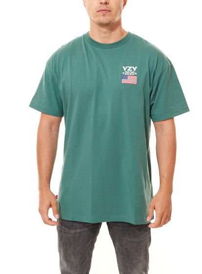 Kreem YZY 2020 Tee Chemise en coton pour homme T-shirt d'été 9171-2500/3342 Vert
