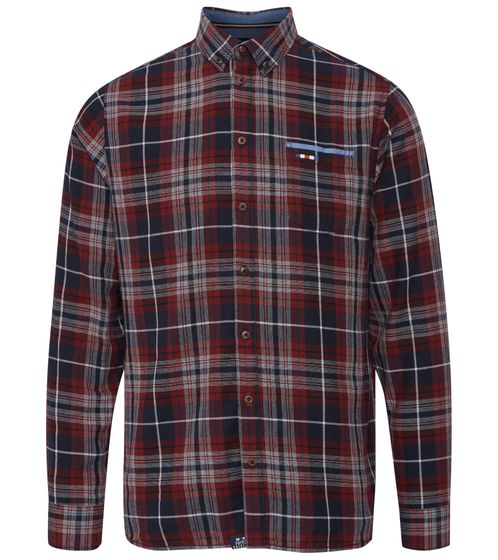 FQ1924 Thorvald Men's Lumberjack Shirt Sustainable Check Shirt 21900073-ME 191724 Red/Blue