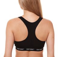 5er Pack GIN TONIC Damen Sport-BH mit Ringerrücken Bustier 212061938 Pink oder Schwarz 5er Pack GIN TONIC Damen Sport-BH mit Ringerrücken Bustier 212061938 Pink oder Schwarz