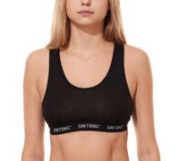 5er Pack GIN TONIC Damen Sport-BH mit Ringerrücken Bustier 212061938 Pink oder Schwarz 5er Pack GIN TONIC Damen Sport-BH mit Ringerrücken Bustier 212061938 Pink oder Schwarz