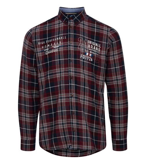 FQ1924 Thorvid Men's Check Shirt Sustainable Lumberjack Shirt 21900072-ME 191724 Red/Blue