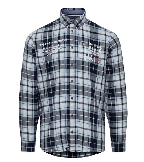 FQ1924 Thorvid Men s Check Shirt Sustainable Lumberjack Shirt 21900072-ME 154030 Blue