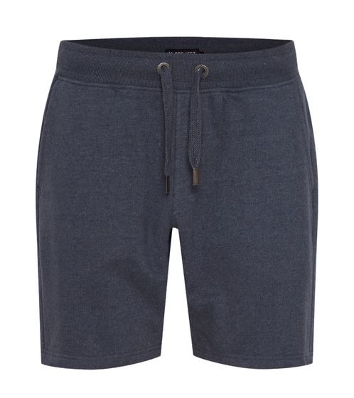 11 PROJECT Eddie men s cotton shorts sustainable short sweat pants mottled 20714817ME Blue