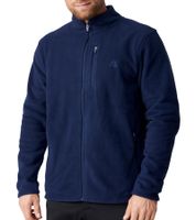 DANISH ENDURANCE sustainable men s fleece jacket Oeko-Tex certified 154000 Navy Blue