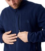 DANISH ENDURANCE sustainable men s fleece jacket Oeko-Tex certified 154000 Navy Blue