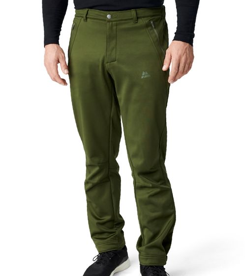 DANISH ENDURANCE Men s Softshell Pants with Fleece Outdoor Pants 157000 Green