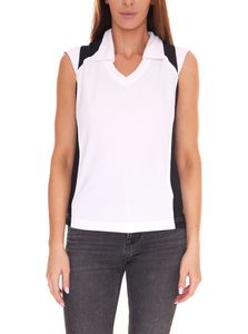 PGA TOUR women s armpit shirt with shirt collar Sports shirt with CoolFit 3508949 White-Navy
