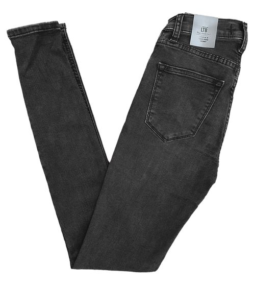 LTB Tanya B Damen High Waist Jeans Skinny Denim-Hose mit Anlie-Waschung 51132 14431 51287 Schwarz