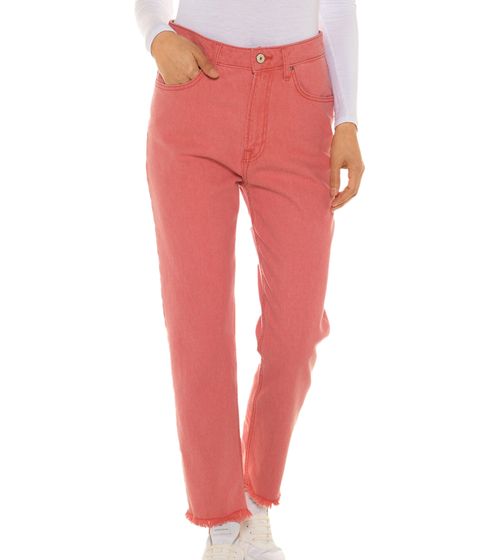 LTB Valena Damen Hose knöchelhohe High-Waist-Jeans mit geradem Bein 51258 14595 52070 Rosa