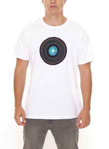 BAD+MAD Antwerp Tee Herren Kurzarm-Shirt mit großem Front-Print Baumwoll-T-Shirt BMTR003 Weiß BAD+MAD Antwerp Tee Herren Kurzarm-Shirt mit großem Front-Print Baumwoll-T-Shirt BMTR003 Weiß