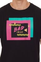BAD+MAD Tokio Tee Herren Baumwoll-T-Shirt mit verschiedenen Prints Rundhals-Shirt BMTR00X in Schwarz oder Weiß BAD+MAD Tokio Tee Herren Baumwoll-T-Shirt mit verschiedenen Prints Rundhals-Shirt BMTR00X in Schwarz oder Weiß