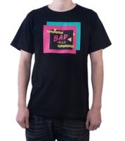 BAD+MAD Tokio Tee Herren Baumwoll-T-Shirt mit verschiedenen Prints Rundhals-Shirt BMTR00X in Schwarz oder Weiß BAD+MAD Tokio Tee Herren Baumwoll-T-Shirt mit verschiedenen Prints Rundhals-Shirt BMTR00X in Schwarz oder Weiß