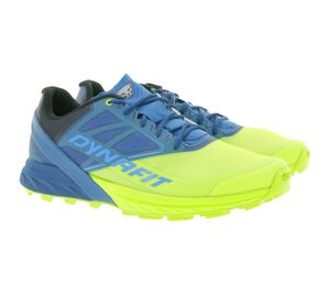 DYNAFIT Alpine chaussures de course de trekking pour hommes avec semelle Ortholite et Vibram Megagrip chaussures de sport baskets 64064 8836 bleu/vert