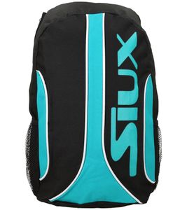 SIUX Fusion Rucksack mit Schlägerfach Padel-Bag Sport-Tasche Schwarz-Blau