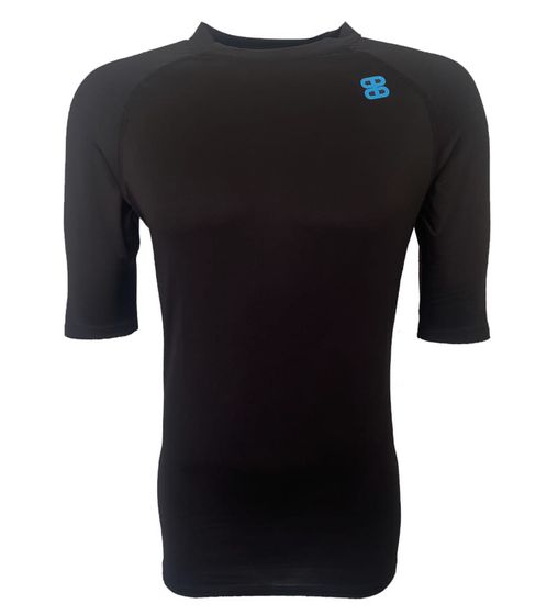 Planet Sports Bamburi Lycras Herren Sport-Shirt Fitness T-Shirt PS110055-200 Schwarz