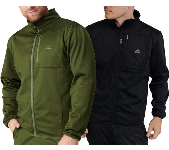 DANISH ENDURANCE sustainable men's softshell jacket Oeko-Tex certified 156000 black or green