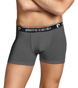 Pierre Cardin Herren Boxershorts mit Baumwoll-Stretch Unterwäsche Perfect-Fit PCU77 Grau