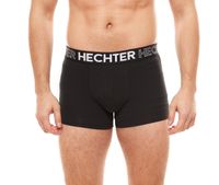3er Pack HECHTER STUDIO Herren Boxershorts Baumwoll-Unterwäsche Schwarz, Grau, Blau, Rot