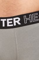 3er Pack HECHTER STUDIO Herren Boxershorts Baumwoll-Unterwäsche Schwarz, Grau, Blau, Rot